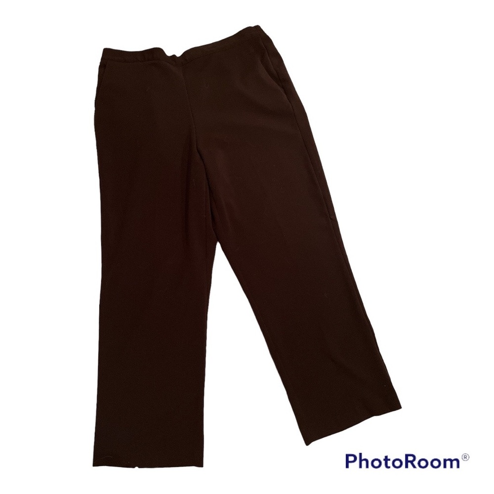 Alfred Dunner black pants.  Size 12.  Pull on